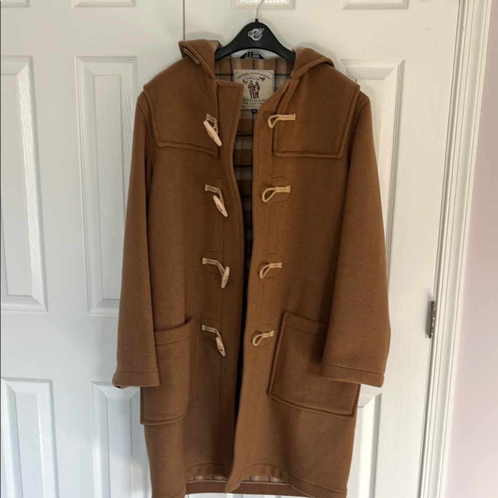 Original Montgomery Wool Toggle Duffle Coat in Camel Brown
